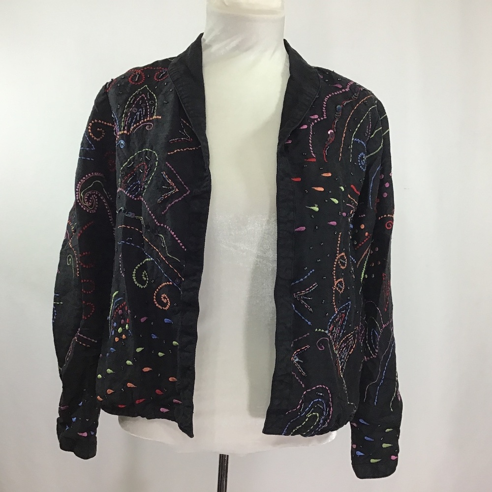 Yak Magic Embroidered Sequin Jacket